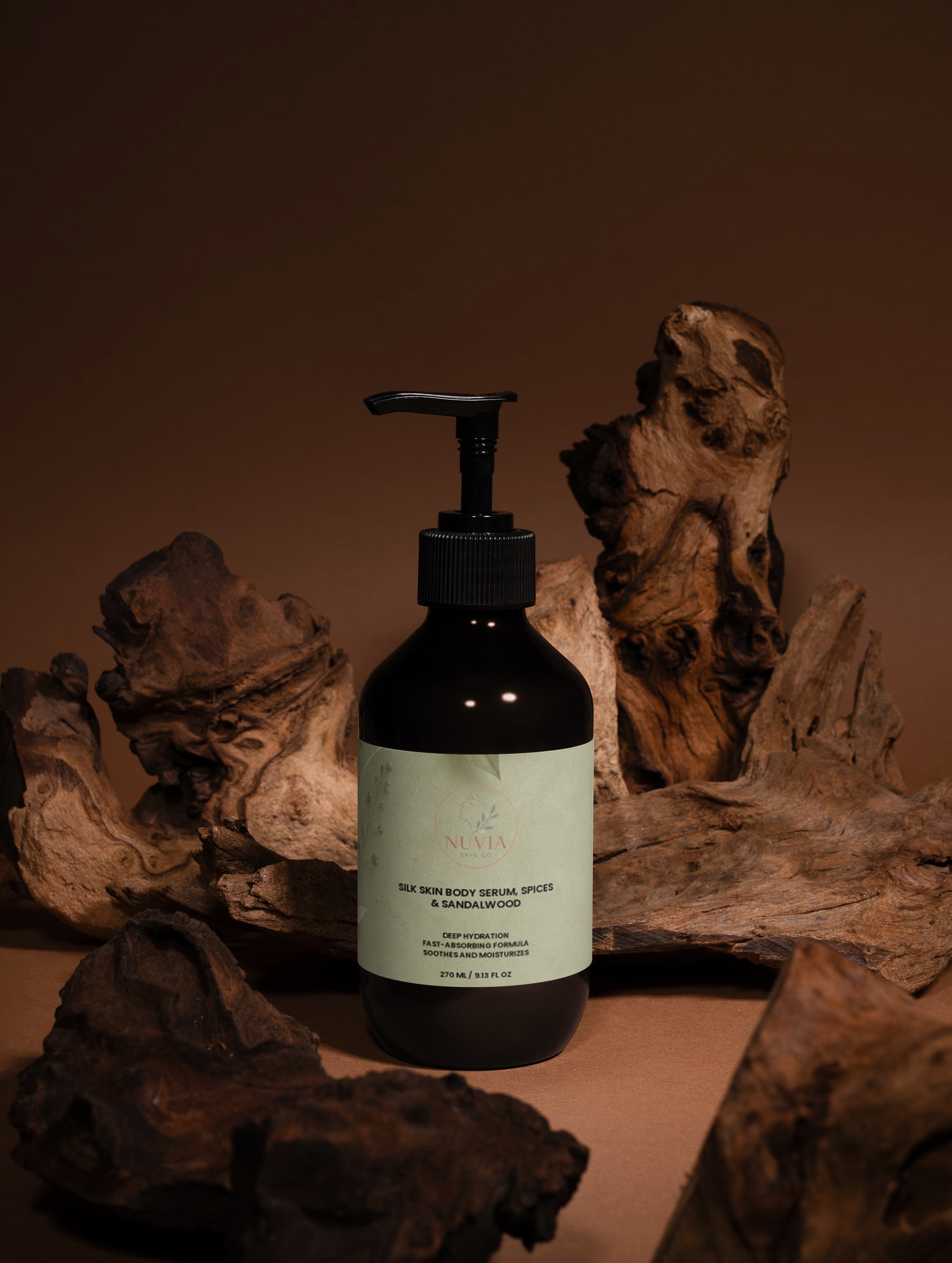 Silk Skin Body Serum, Spices & Sandalwood
