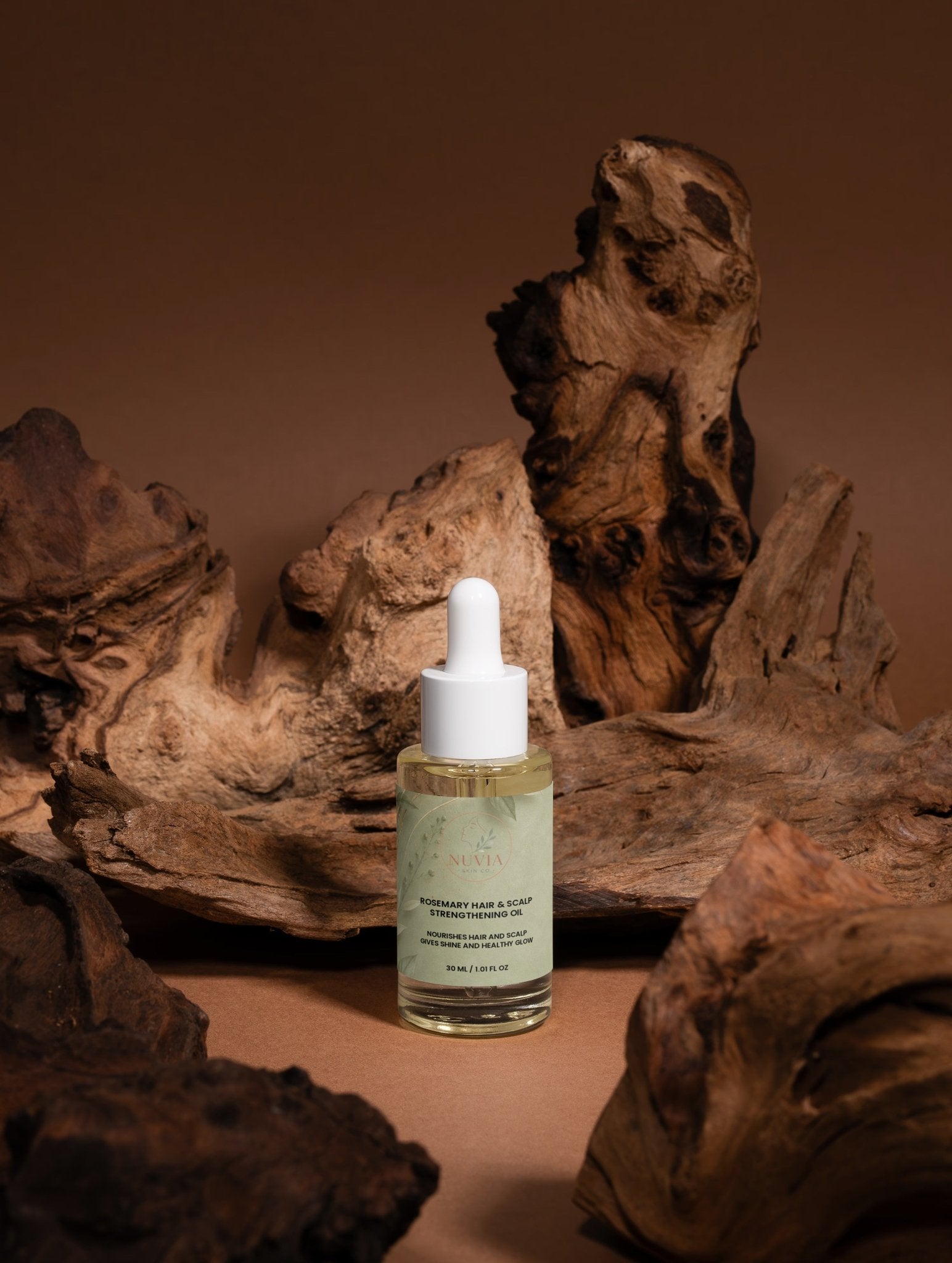 Rosemary Hair & Scalp Strengthening Oil - Nuvia Skin Co.