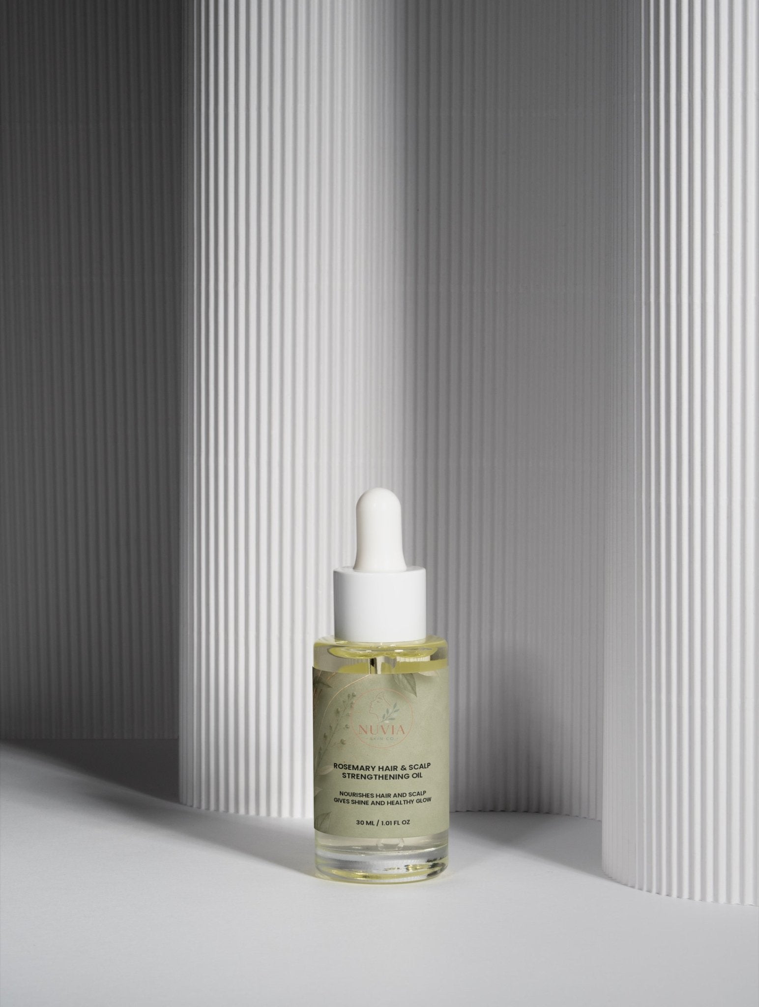 Rosemary Hair & Scalp Strengthening Oil - Nuvia Skin Co.