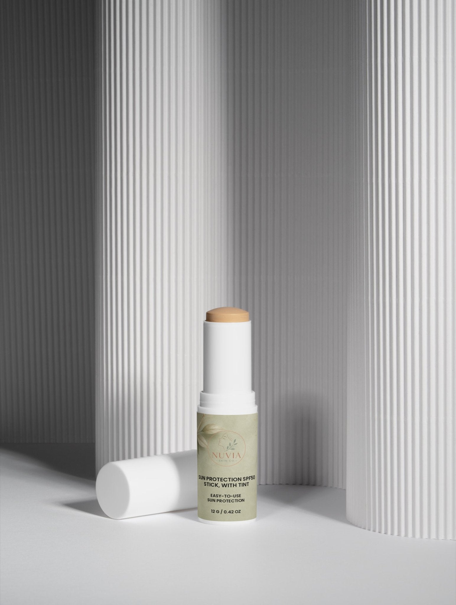 Sun Protection SPF50 Stick, with tint - Nuvia Skin Co.